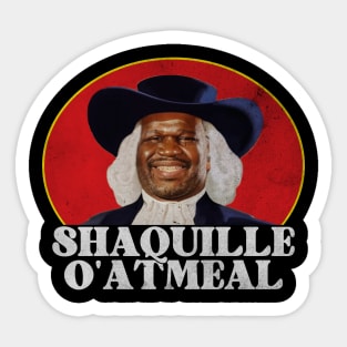 Shaquille Oatmeal meme Sticker